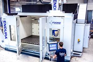 High-Frequency Milling Suits Compact Gantry Milling Machine to Moldmaking Tasks