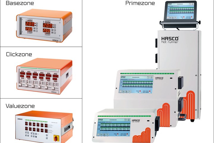 Hasco Hot Runner temperature control unit offerings.