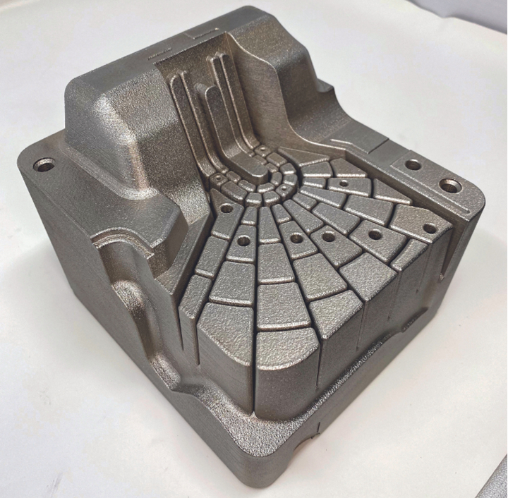 Next Chapter Manufacturing 3D-printed core insert.