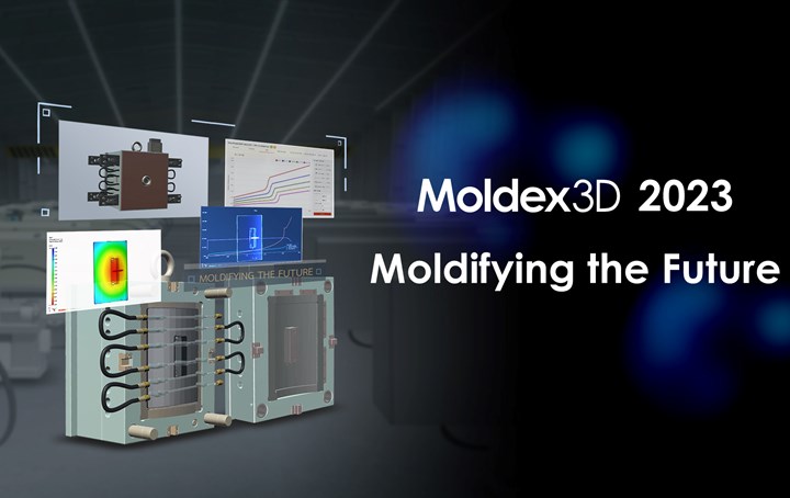 Moldex3D 2023 software.