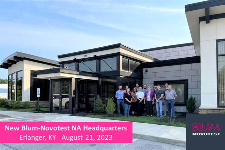New Blum-Novotest Inc. headquarters in Kentucky.