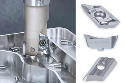 Aluminum Machining Efficiency Improved With Milling Inserts