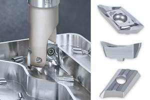 Aluminum Machining Efficiency Improved With Milling Inserts