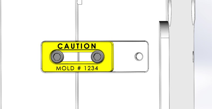 A well-designed mold and safety strap.