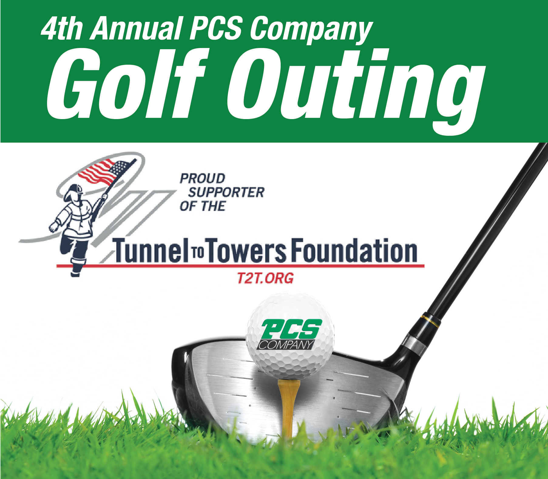 PCS Company to Host 4th Annual Sept. 11 Golf Outing, Benefiting Tunnel to Towers Foundation