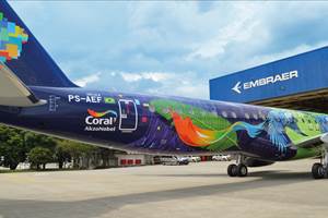 El avión más colorido de Sudamérica