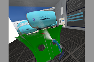 AkzoNobel presentará sistema de entrenamiento virtual para aplicar pintura en aeronaves