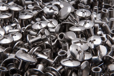 A stock photo of finished metal parts