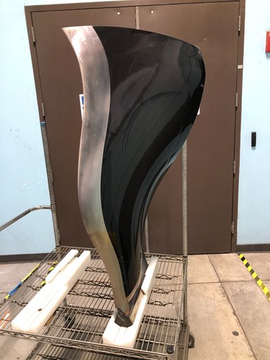 composite aircraft engine fan blade, aerospace, coatings industry