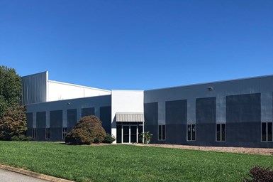 An exterior photo of Metal Chem's new facility in Greenville, S.C.