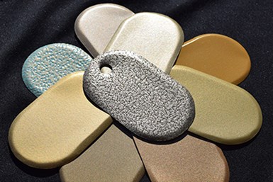Golden-Colored Powder Coatings to Protect Metal Surfaces