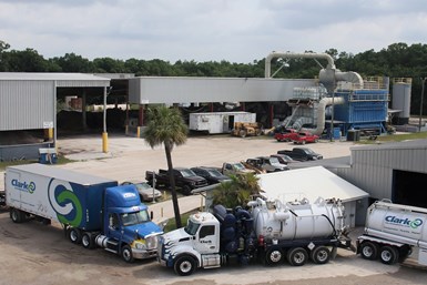 Clark Environmental facility in Mulberry, Florida. 