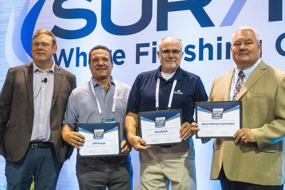 Products Finishing Reveals 2026 Qualifying Top Shops