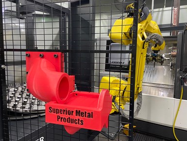 Superior Metal Products automated turning cell