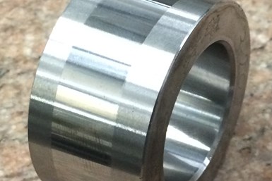 round metal part that's been surface finished