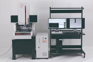 Mitutoyo MiScan Vision System Measures Array of Workpiece Sizes