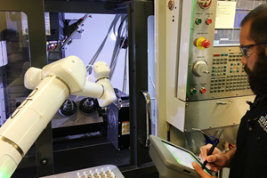 Human-Like Robot Automates Secondary Machining Operations 