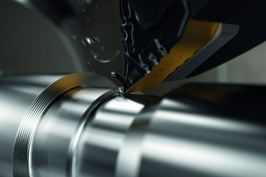 Sandvik Coromant’s GC4415 and GC4425 carbide turning inserts provide more productive and efficient turning of ISO P steels. 
