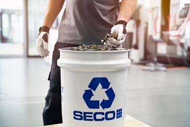 Seco Tools回收硬质合金工具。