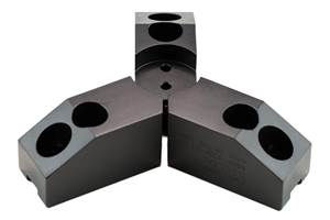 Dillon Special Top Jaws Configured to Grip Any Workpiece  