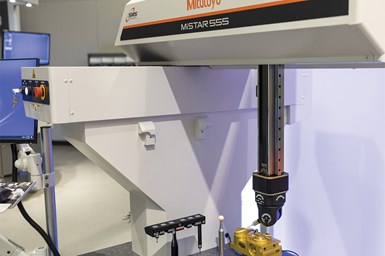 Mitutoyo America Corp.’s MiStar 555 CMM with the PH20 5-axis probe system. Photo Credit: Mitutoyo America Corp.