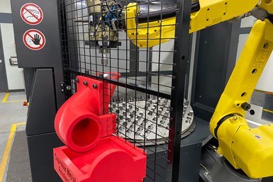 3d printing meets robot cnc machine tool tending