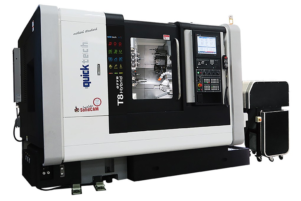 Quicktech T8 Hybrid Mill-Turn Center for Complex Milling | Production ...