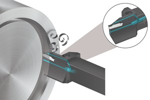 Walter Axial Grooving System Features Two Cutting Edges