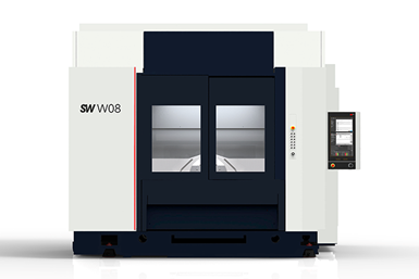 The BA W08-12 has an extensive work area that is well suited for the efficient machining of large, nonferrous workpieces.