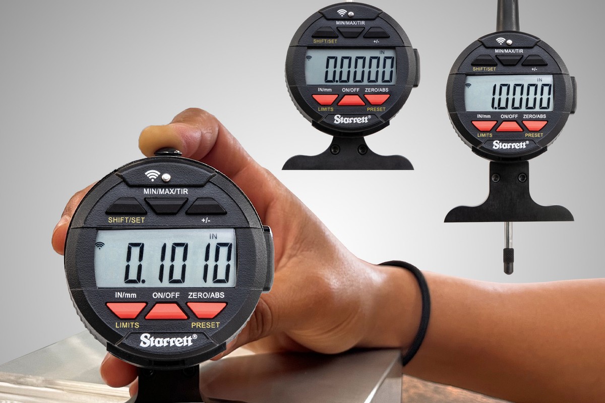 Starrett Software Starrett's Wireless Electronic Depth Gage Provides Ease of Use | Modern ...