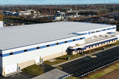 Alro Steel’s new Morrisville, Pennsylvania, location. Photo Credit: Alro Steel