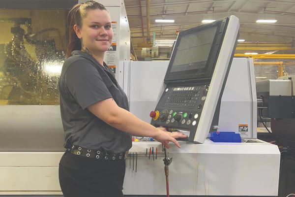 Roles of Women in Manufacturing Series: Machinists Julia Dister and Sarah Grieve image