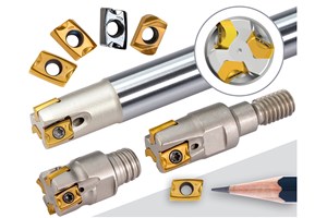 Mini Indexable End Mills Deploy High-Density Cutting With Small Diameters