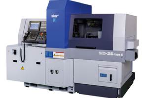 Star CNC’s Swiss-Type Lathe With Double B-Axis Programmable Units
