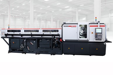 PMTS 2023: Tajmac’s Penta TMZ 518 is a five-spindle automatic lathe that features an island concept which offers the machine as a package.