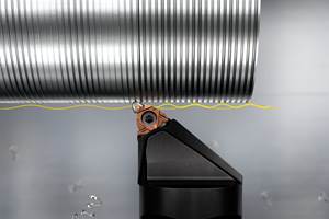 Software Controls Chip Breaking in Thread Turning Operations