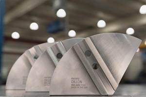Dillon Extruded Aluminum Pie Jaws Are Stronger, Safer Than Castings