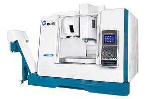 Romi D 1250 Vertical Machining Built for Rigidity and Precision