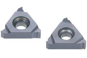 Tungaloy Threading Inserts for Improved Chipping Resistance