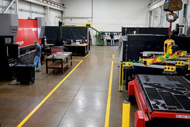 Unisig’s newly constructed 5,000-square-foot fabrication department. Photo Credit: Unisig