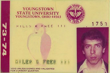 Miles Free III's school ID