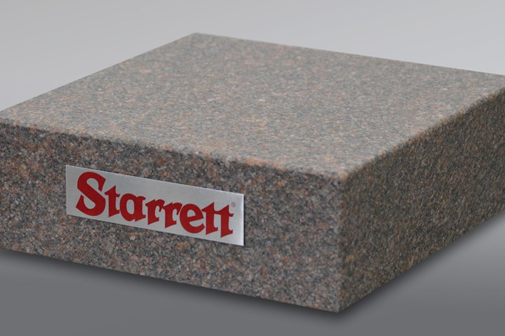 The L.S. Starrett Co. granite surface plates