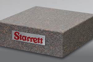The L.S. Starrett Co. granite surface plate