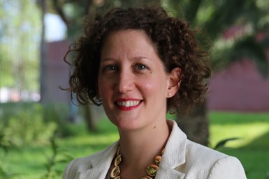 Claire Barnouin, directora ejecutiva del Clúster Aeroespacial de Nuevo León.