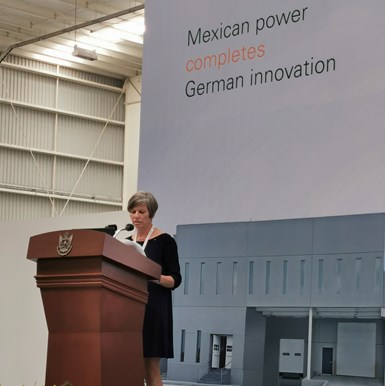 Sandra Füllsack, CEO de Motan-Colortronic.