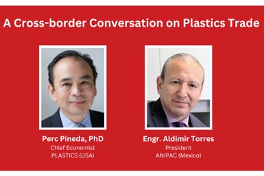 El ingeniero Aldimir Torres,  presidente de ANIPAC, compartió con PLASTICS sus perspectivas sobre el comercio de plásticos entre Estados Unidos y México.