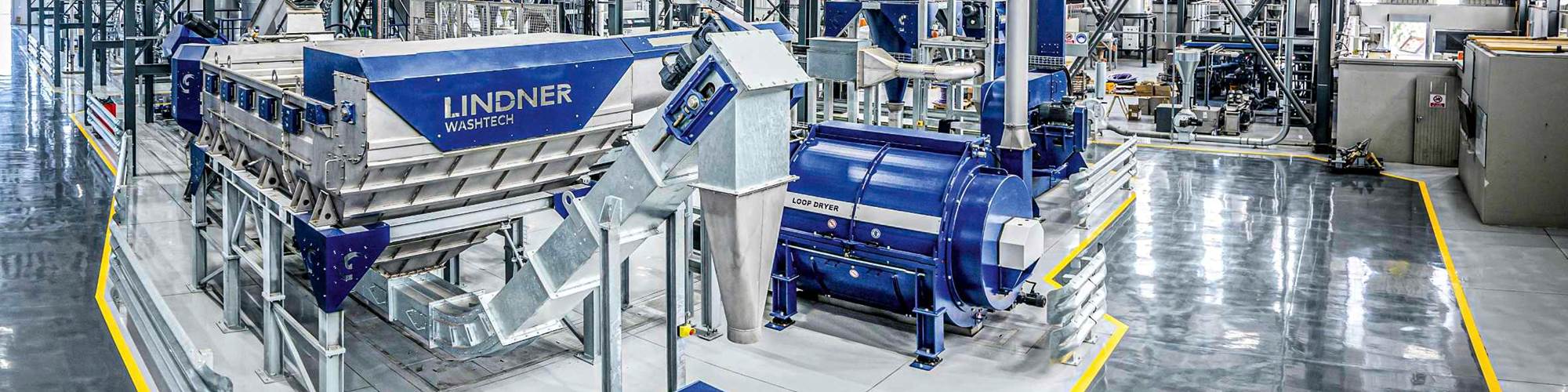 Durante 10 años, Lindner Washtech ha desarrollado e instalado sistemas modulares completos de lavado y clasificación para reciclar termoplásticos en todo el mundo.