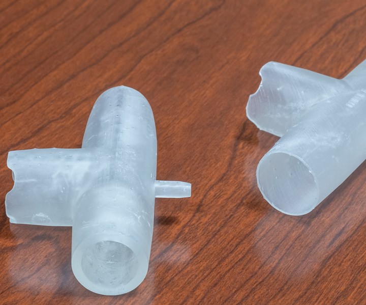 3D printed T piece adaptor