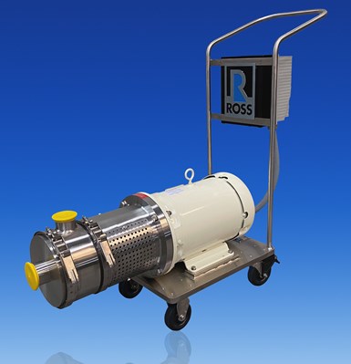 Mobile inline rotor/stator homogenizers for efficient high shear mixing