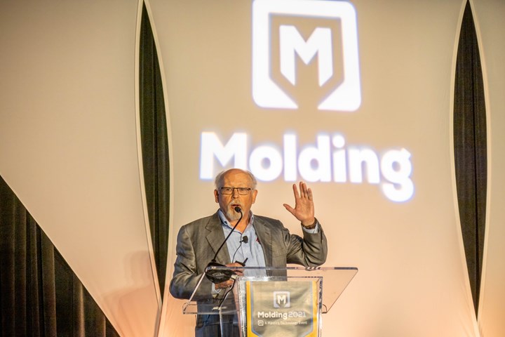 Dr. John Beaumont of Beaumont Inc. gave the keynote presentation at Molding 2021: “Threats to the U.S. Injection Molding Industry’s Global Competitiveness.”